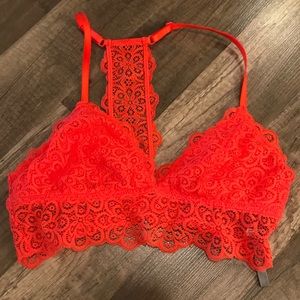 Orange aerie bralette